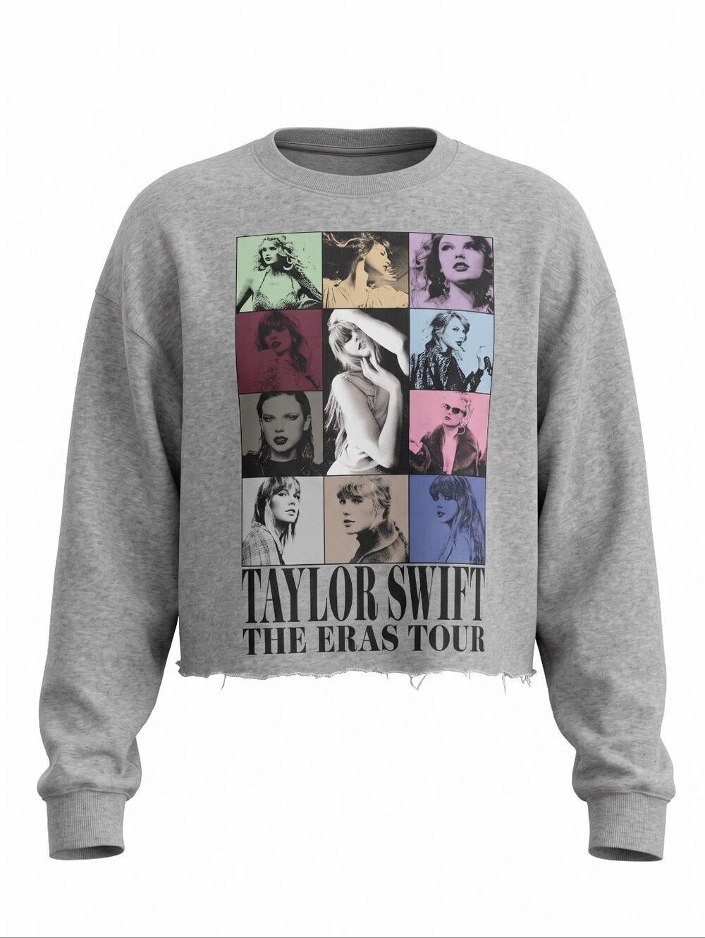 Gray Graphic Crewneck Sweatshirt - The Eras Tour - Picture 1 of 7